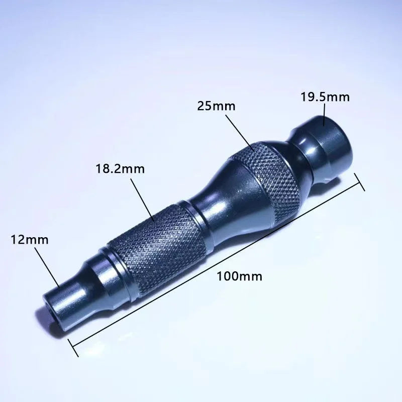 Metal screwdriver multi-purpose wrench 6.35 batch head aluminum alloy household cross handle precision portable wrench