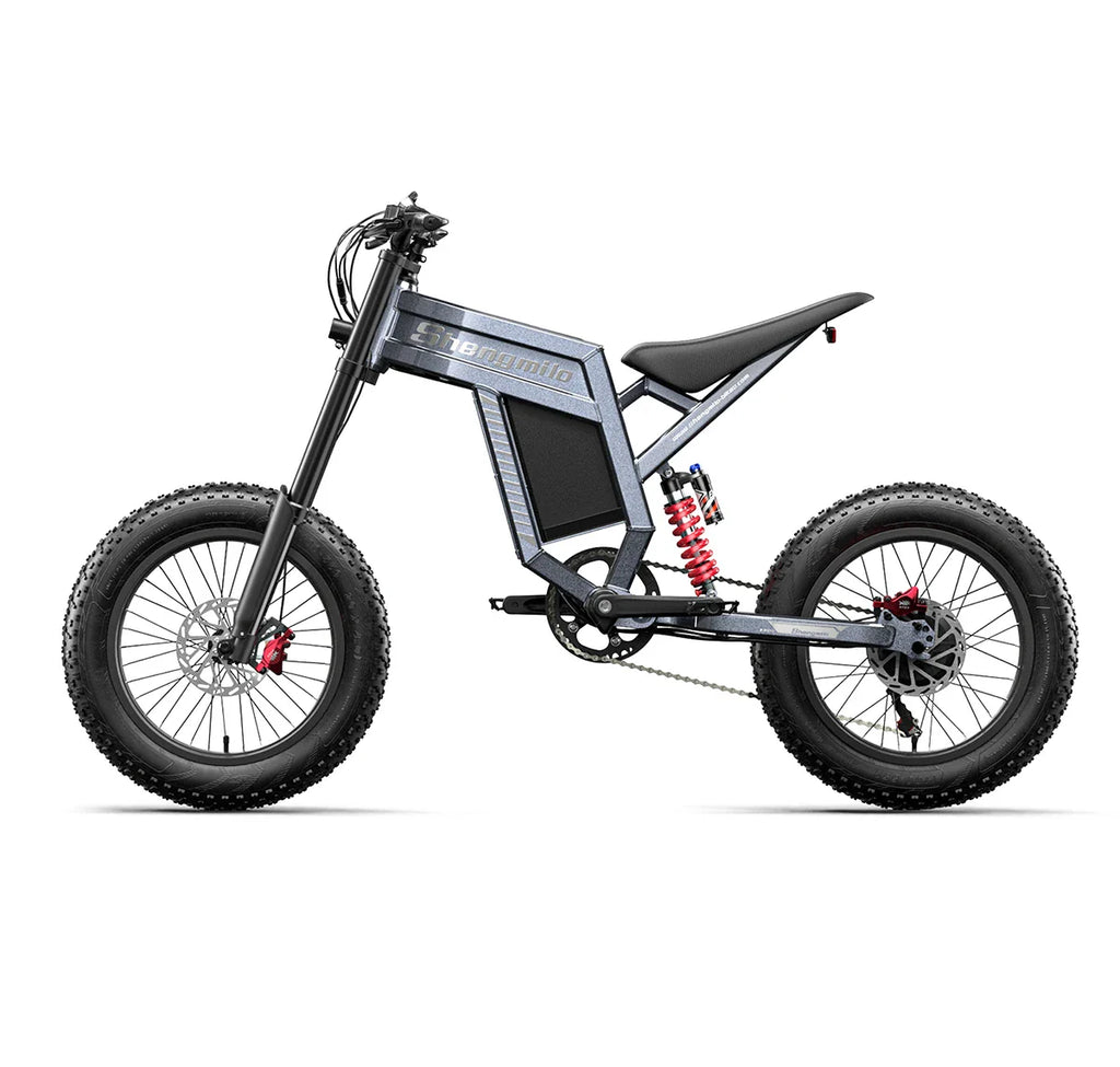Shengmilo S900 60V30AH Battery electric bicycle,Adult 1500W E-bike Men's E-Mountain ebike , 20" Fat Tire Electric Bike