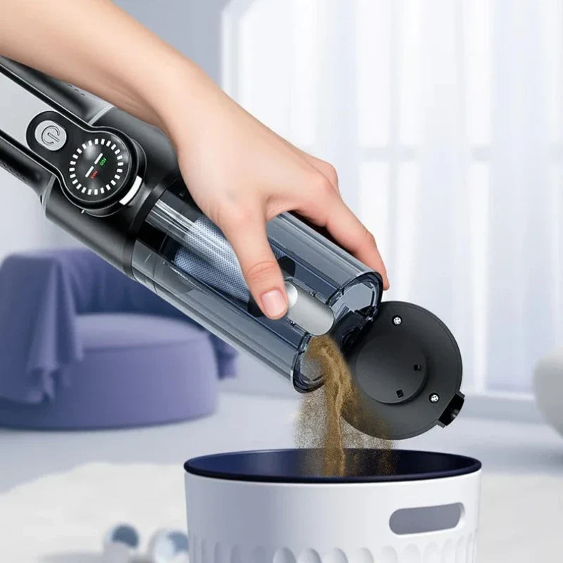 Car vacuum cleaner wireless one-button dust dump high-power portable vacuum cleaner large suction mini handheld vacuum cleaner