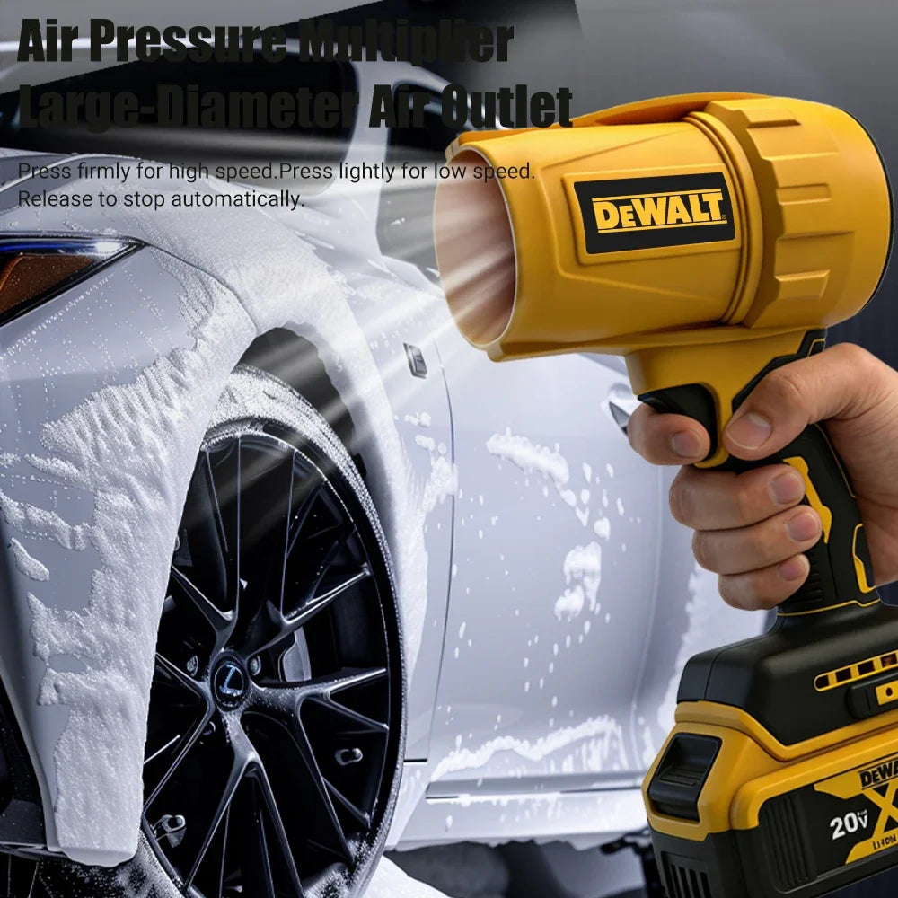 Dewalt 30000RPM Brushless  Air Blower Cordless Turbo Fan Handheld Violent Fan Dryer 20V Rechargeable Dust Blowing Tool 2025 New