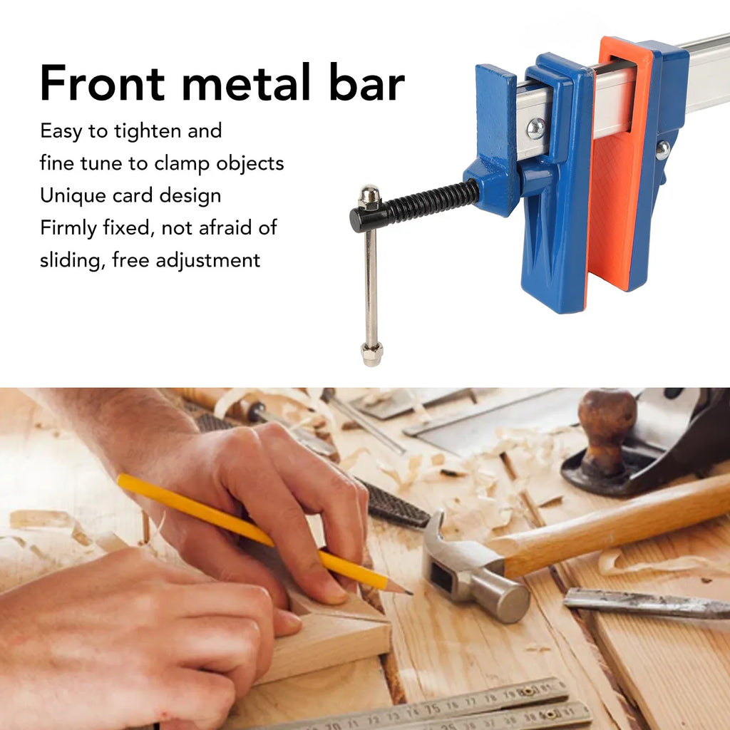 Woodworking F Clamp Woodworking F Clamp Aluminum Alloy Fast Adjustment Stable Fixation Quick Release F Clamp Woodworking Fixture