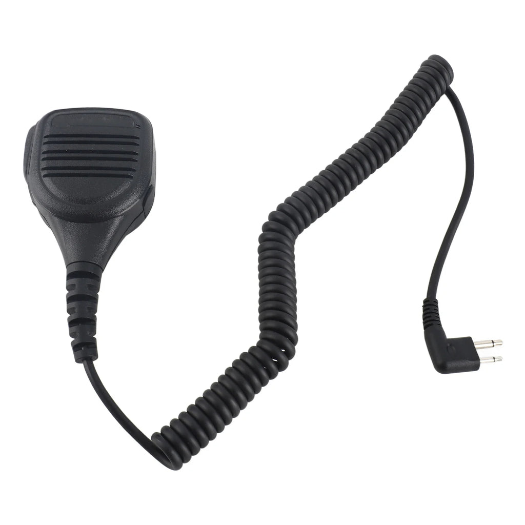 3.5mm Headphone Jack Speaker mic Walkie talkie Radio Hand Microphone with Steel Belt Clip