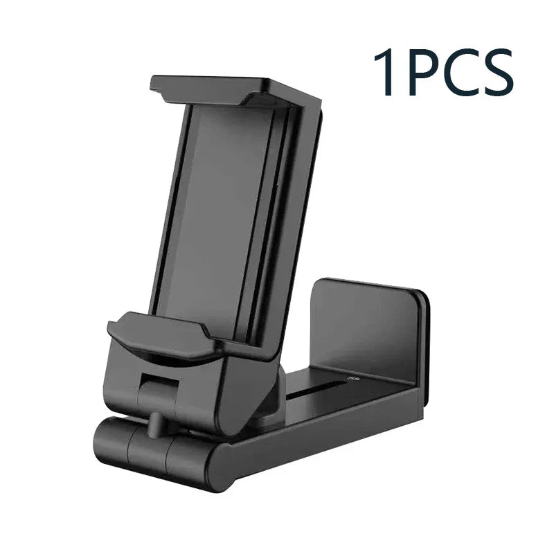 Airplane Phone Holder Portable Foldable Desktop Mobile Phone Stand Rotatable Selfie Holding Live Train Seat Clip Lazy Bracket