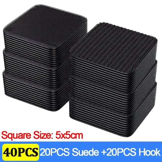 Carpet Fixing Stickers 100/2pcs Double High Adhesive Car Fixed Patches Non-slip Mat Home Floor Foot Mats Non-slip Grip Tapes New