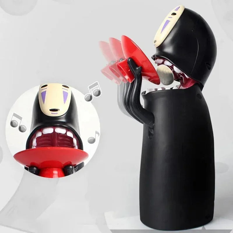 Anime Cartoon Figure Toy Piggy Bank Automatic Coin Eating Money Box for Boy Girls Funny Kid Gift for Birthday Holiday Home Decor
