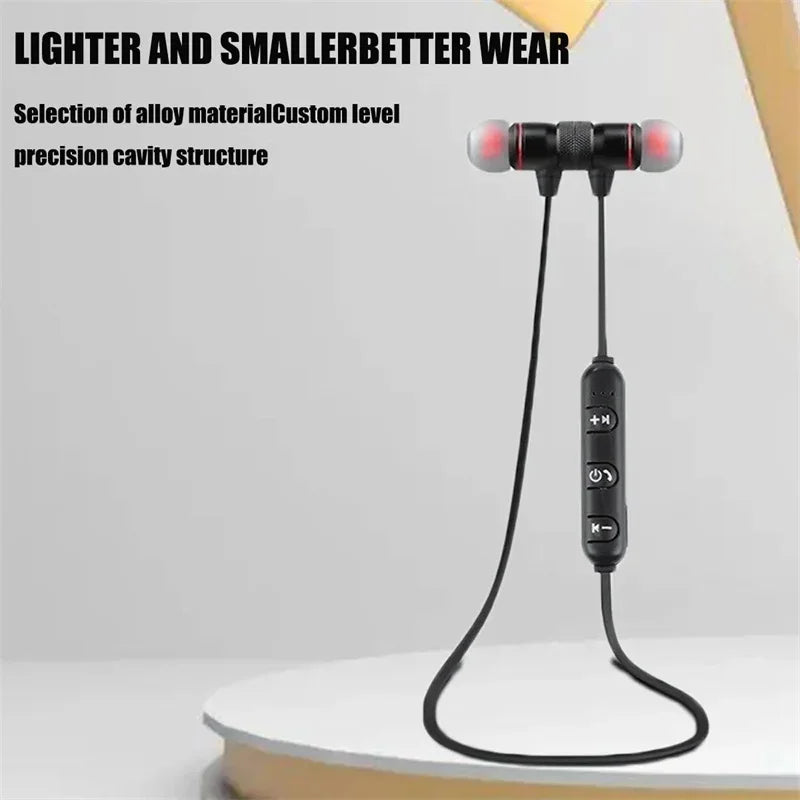 Wireless Bluetooth Headphones Neckband Earphone In Ear Monitor With Mic Long Battery Auriculares High Quality Headset Sport