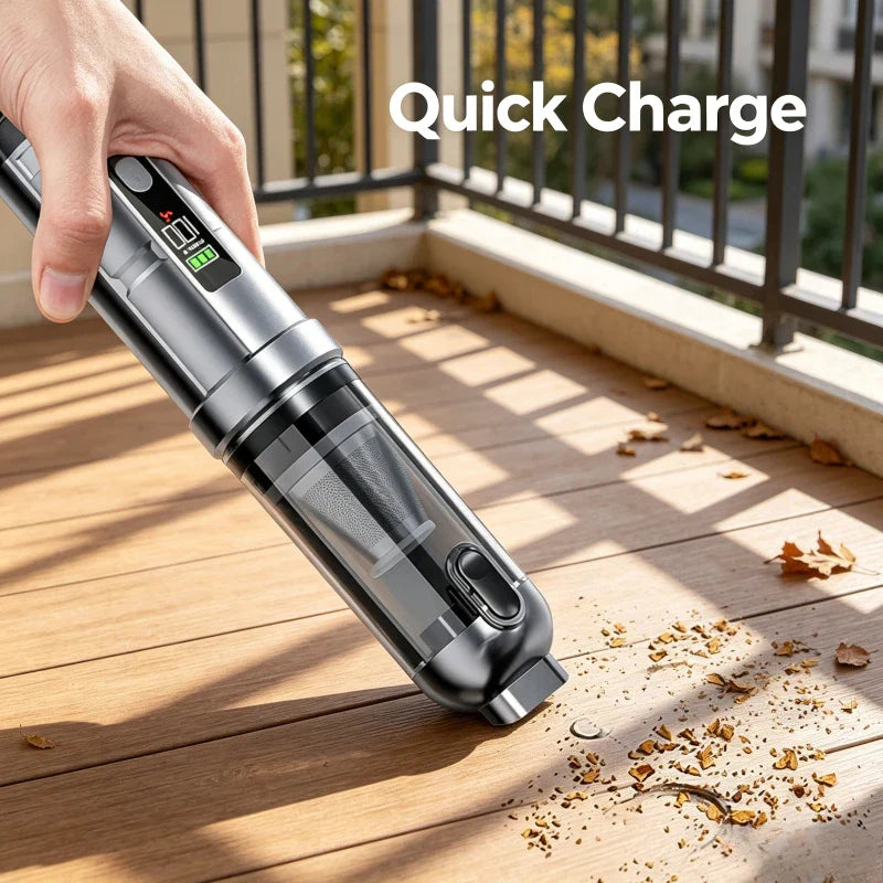 17000PA Car Vacuum Cleaner with Brushless Motor Handheld Vacuum Portable Cordless Compressed Air Duster for Car Home Office Pet