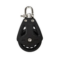 High Load Sheave Block Universal Head Swivel Shackle Single Pulley Plain Bearing Block Rope Runner Universal Boat Accessories
