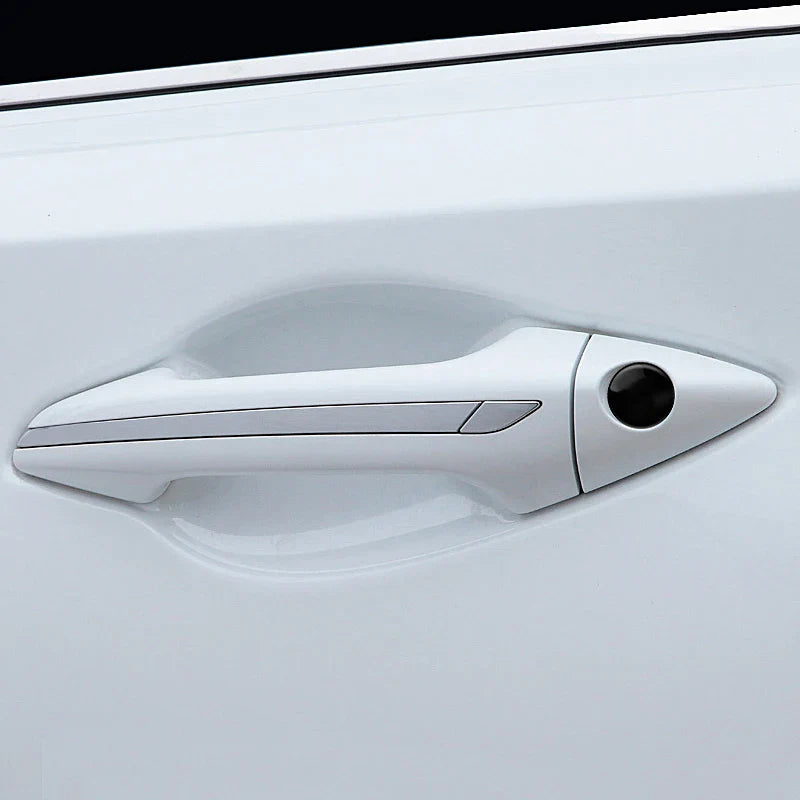 4pcs Car Door Keyhole Stickers Auto Door Lock Protection Self-adhesive Decal Universal Car Accessories for BMW X3 X5 E46 E85 E60