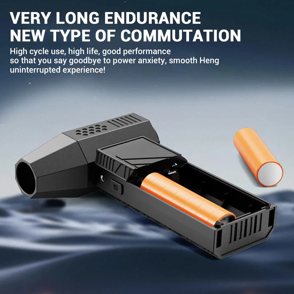 Strong Air Blower 350000RPM Brushless Turbo Jet Blower Vacuum Replaceable Battery Turbo Fan Jet With Led Lighting Dust Removal