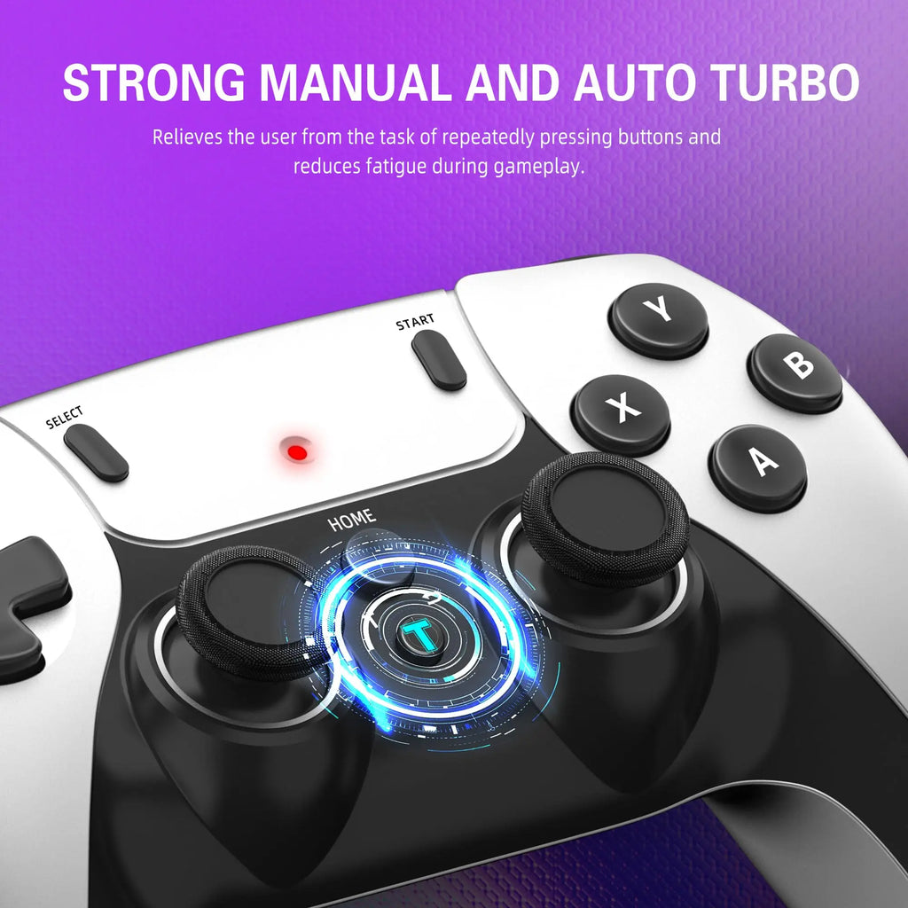 M15 Video Game Console 2.4G Wireless Dual Controller Gamepad Game Stick 64GB 15000+ Retro Classical Games Family Gift