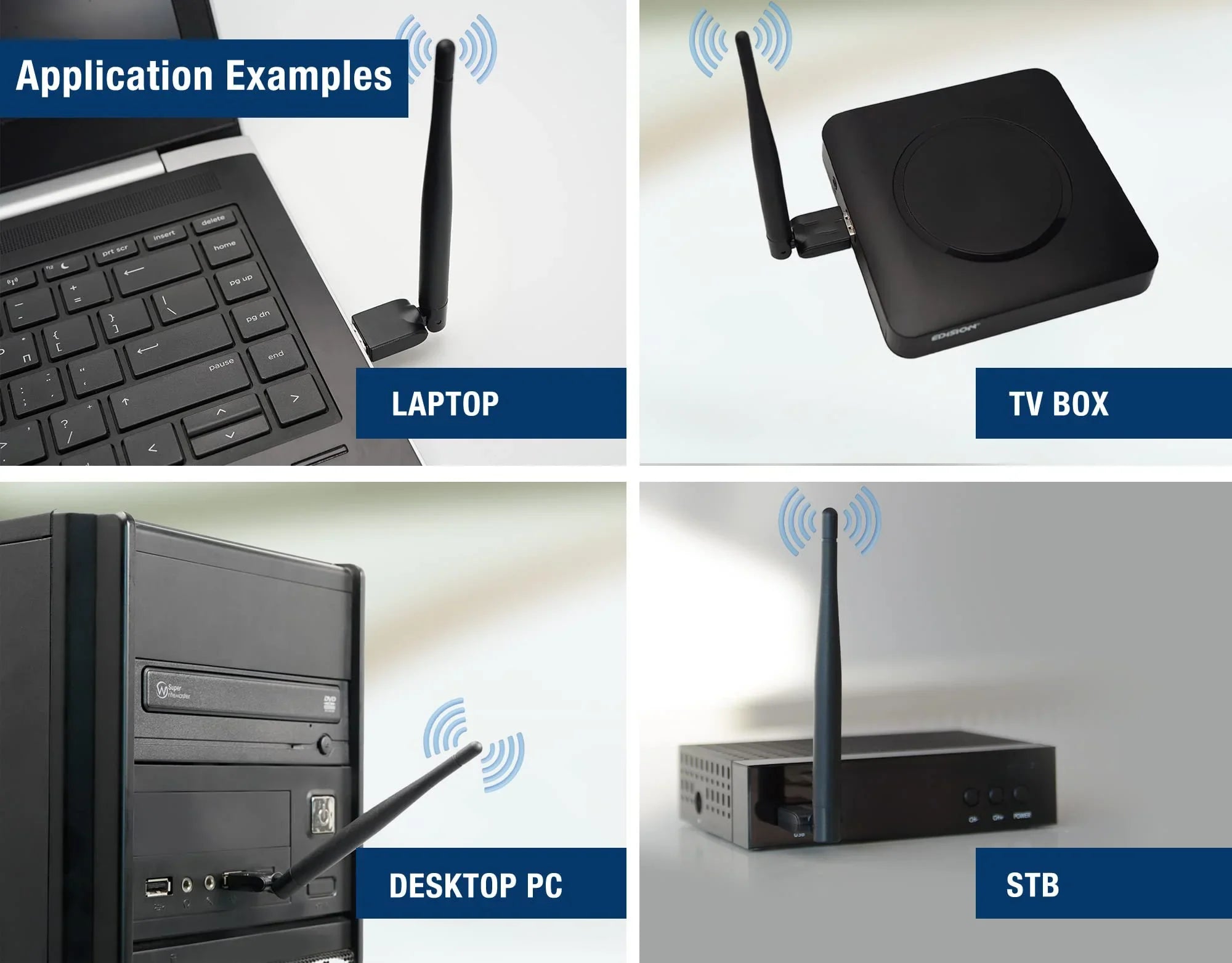 150Mbps MT7601 Wireless Network Card Mini USB WiFi Adapter LAN Wi-Fi Receiver Dongle Antenna 802.11 b/g/n for Digital STB