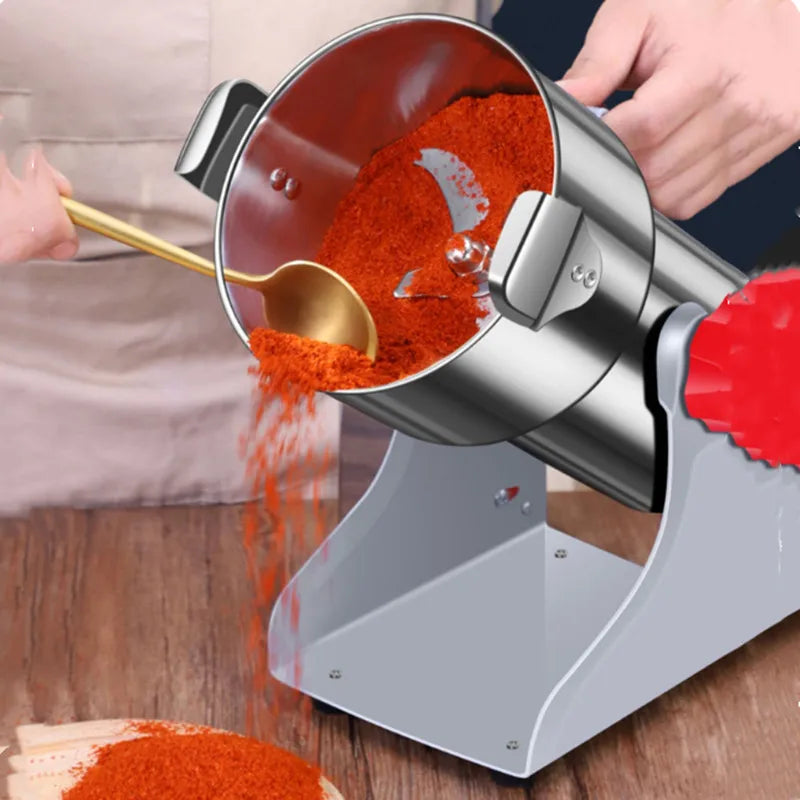 1000G 110/220 Grinder Machine Grains Electric Herbal Coffee Powder Miller Dry Food High Speed Intelligent Spices Cereals Crusher