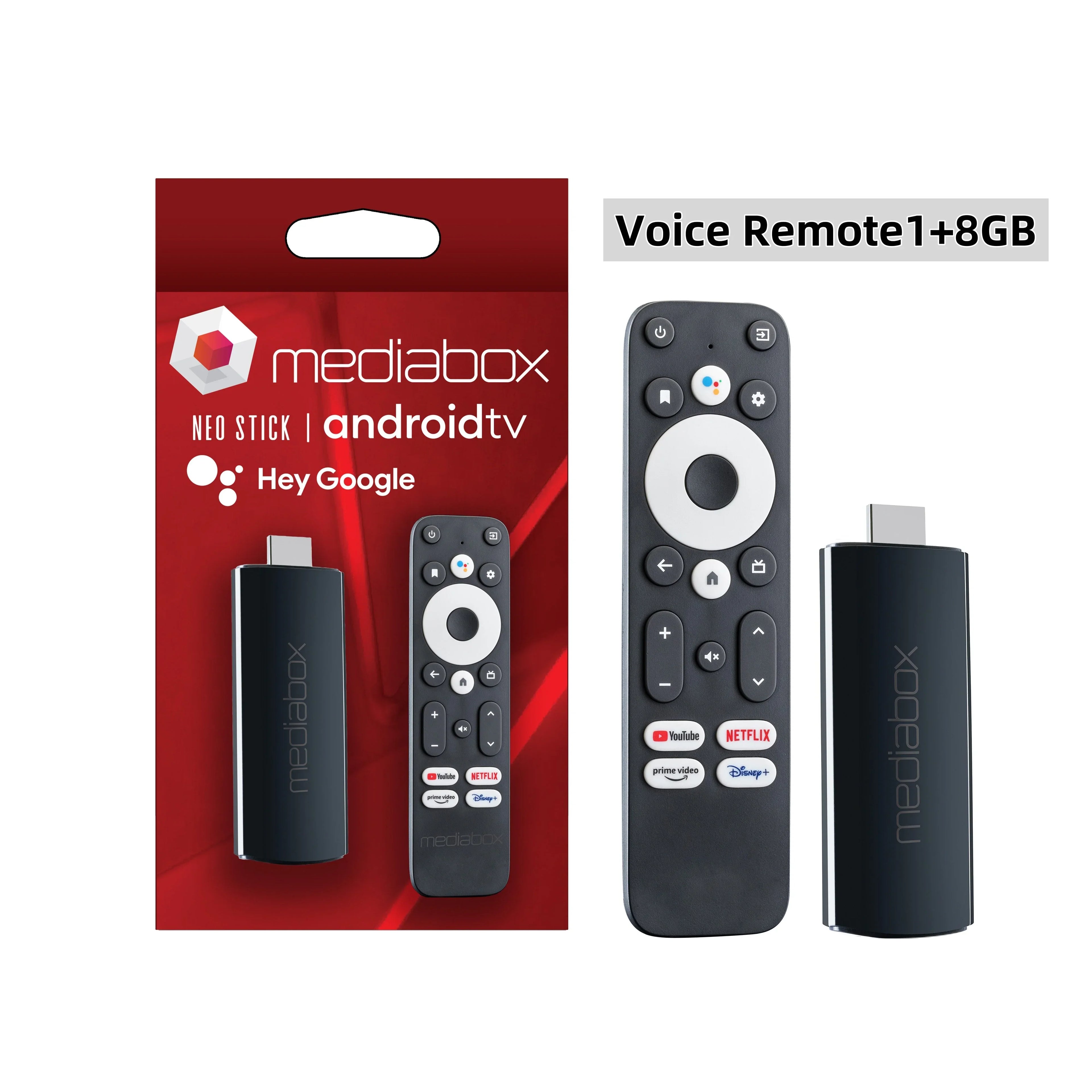 Ubisheng NEO TV Stick 4K Android TV 11 smart TV box With S905Y4 1GB RAM 8GB ROM WiFi 2.1G/5G HDR 10+ Media Player
