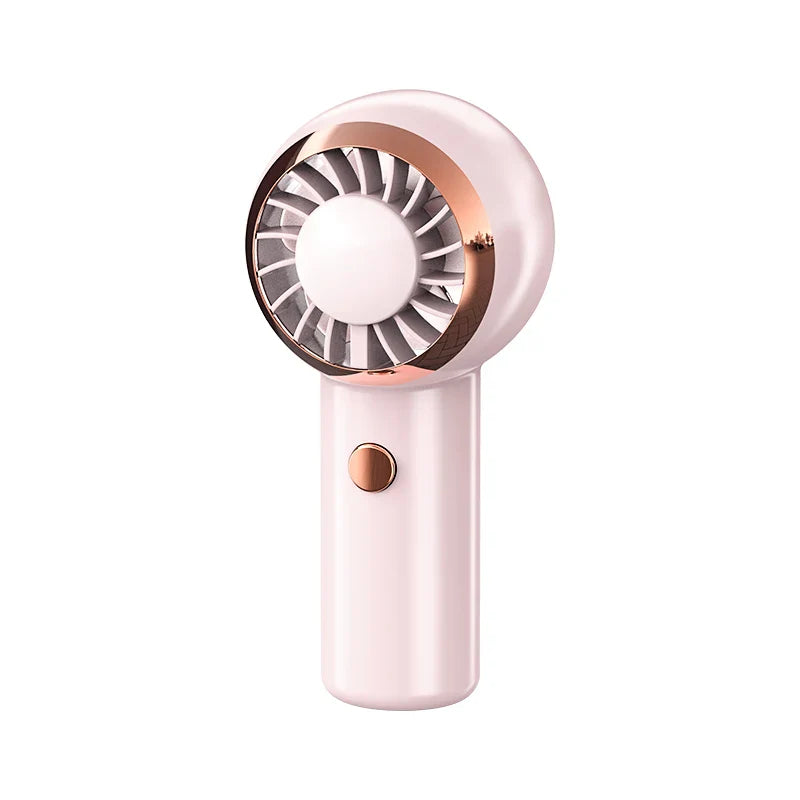 2025 New Handheld Mini Fan with 3 Level Speeds, Strong Wind, USB Pocket Fan Rechargeable, Easy Storage, Perfect for Outdoor Use.