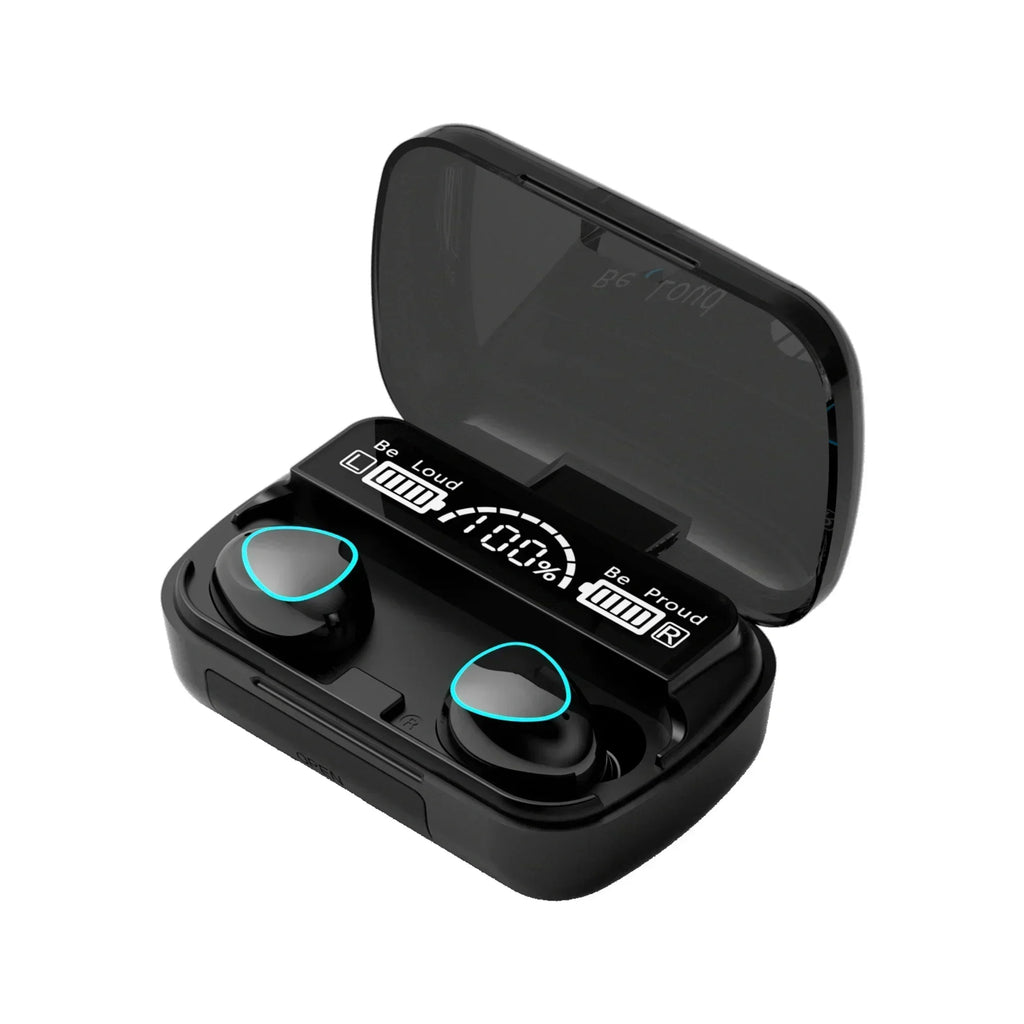 Original M10 Bluetooth Wireless Earbuds - Sports Headphones with Active Noise Canceling, Stereo Sound & Built-in Mic