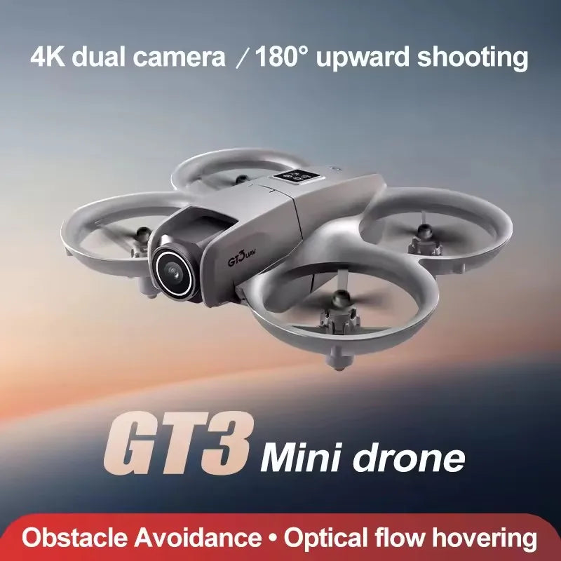 New Drones GT3 GPS 8K Professional HD 180° Dual Cameras 5G WIFI Brushless Motors Obstacle Avoidance FPV Foldable Quadcopter Toys