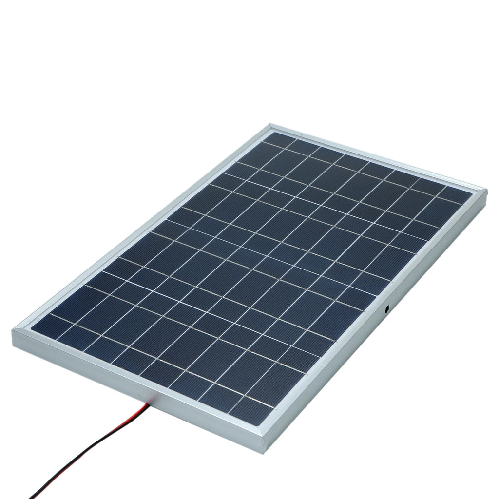 30W D C 12V/18V Solar Panel Kit Set with Alligator Clip/ IP65 Water Resistance for Home Indoor Outdoor Use Portable