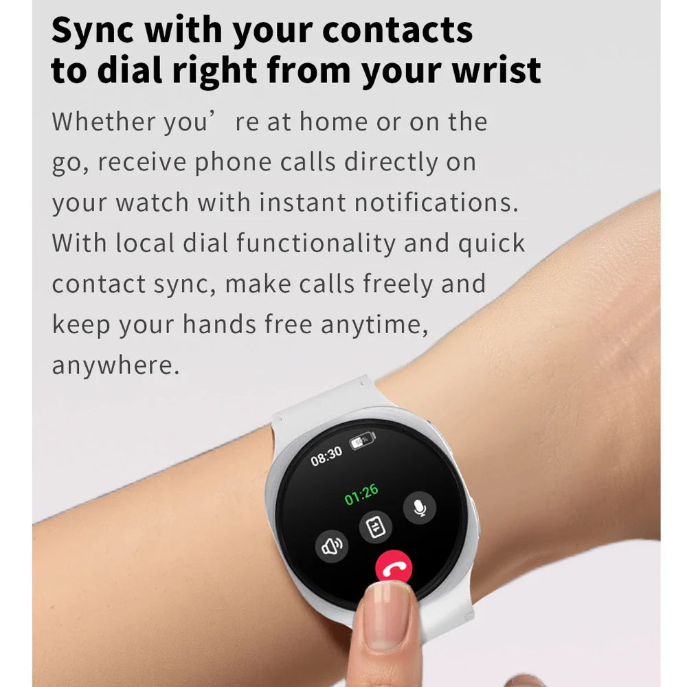Fashion Weather Sports Blue Tooth Call Heart Rate Health Sleep Smartwatch SOS Map Navigation Wireless Charging Smart Watch 8