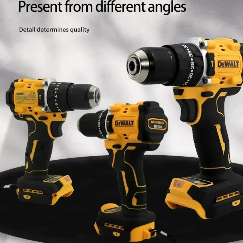 DEWALT 805 20V Brushless Wireless Drill Power Tool has precise speed and torque, rich functions, and can meet a variety  needs