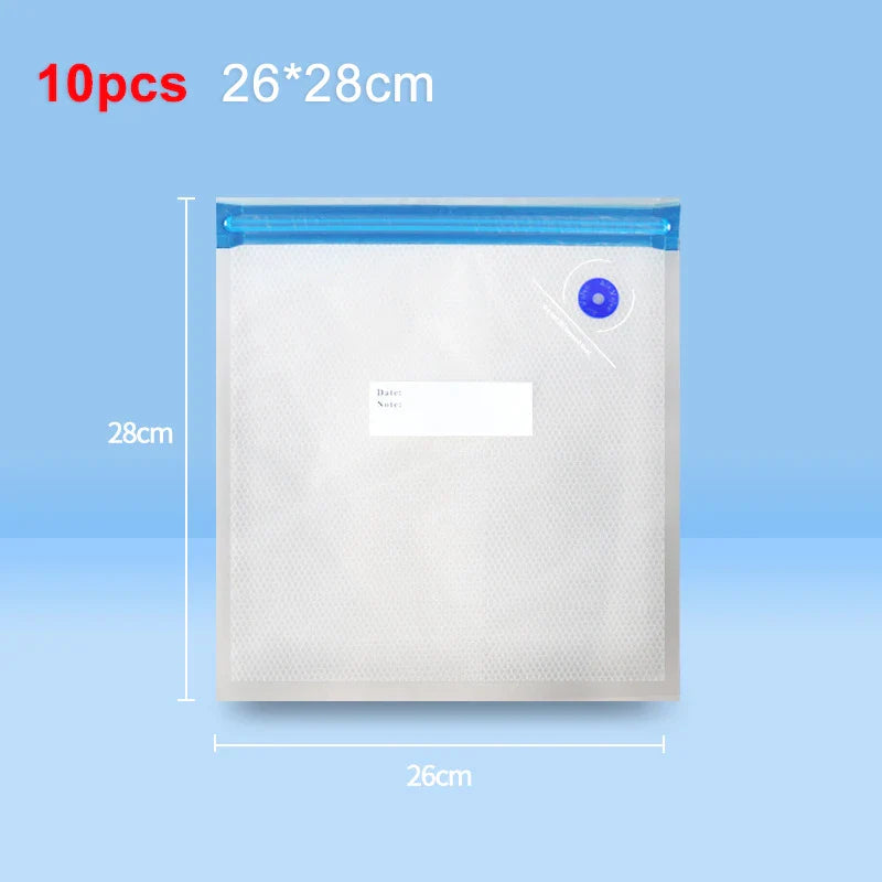 Electric Air Pump Handheld Automatic Air Pump Food Fresh-Keeping Rechargeable Vacuum Sealer with BPA-Free Vacuum Packaging Bag
