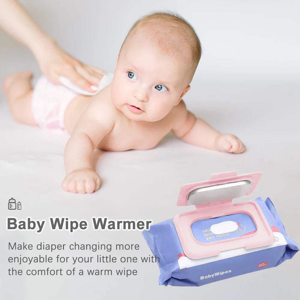 Baby Wet Wipes Heater 5V Portable USB Powered Baby Wet Wipes Warmer Heater Constant Temperature Perfect for Traveling