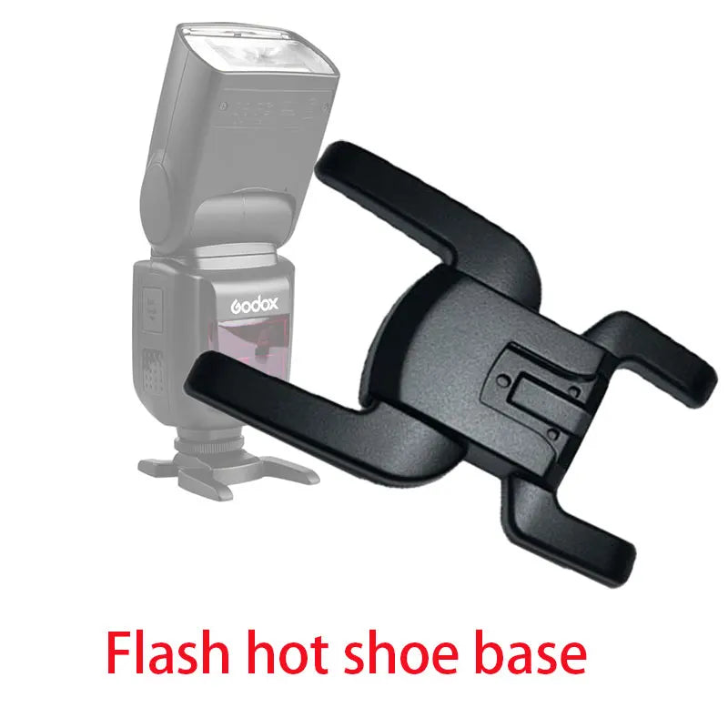 Flash hot shoe base suitable for Godox Bull flash 1/4 screw compatible tripod photography camera fill light external hot shoe li