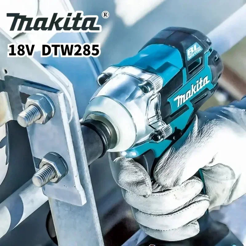 Makita DTW285 Brushless Electric Wrench Wrench Cordless 320N.M Impact Tool Power Tools Rechargeable For Makita 18V Battery