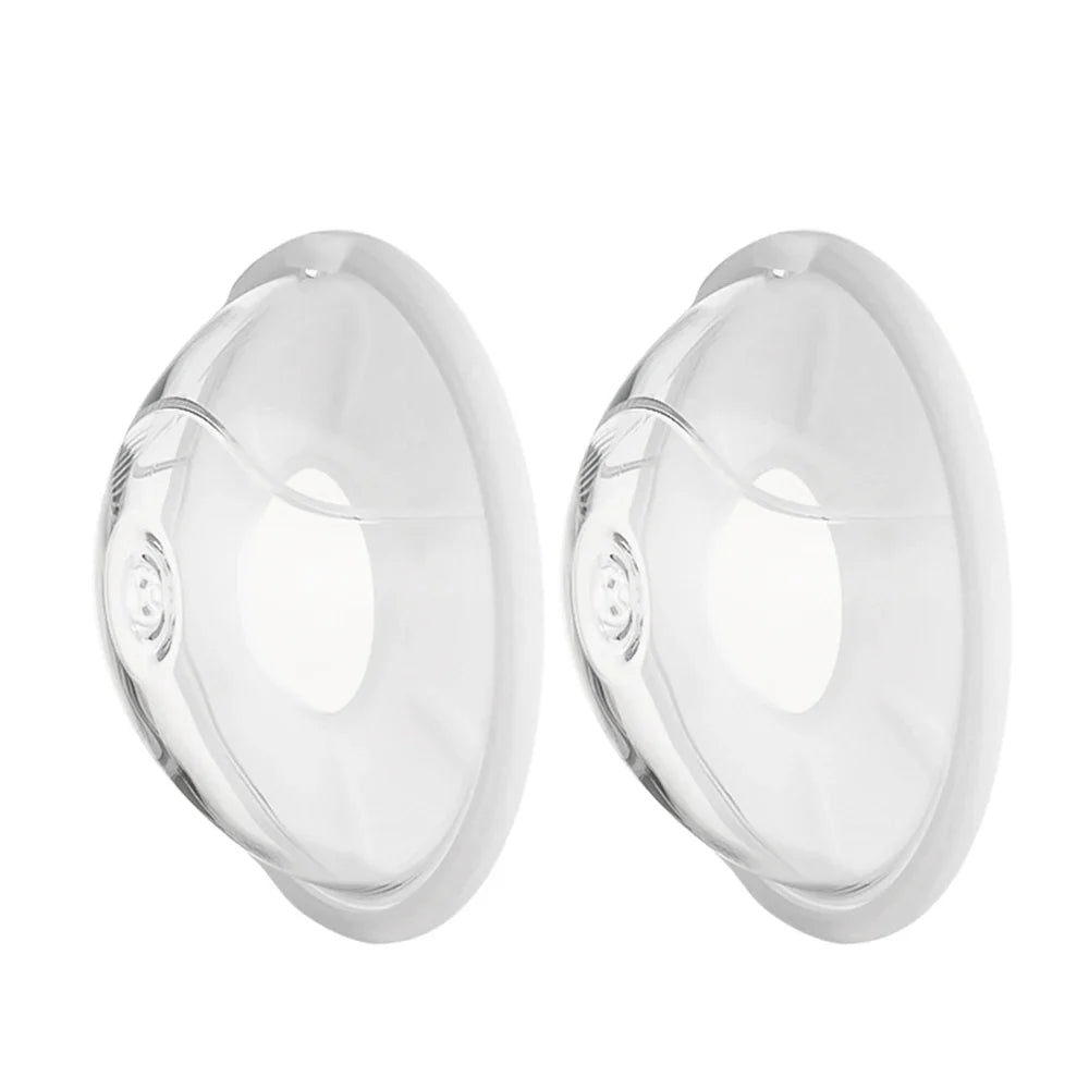 2pcs Wearable Milk Saver for Breastfeeding Manual Breastmilk Collector Silicone Breast Shell Milk Catcher