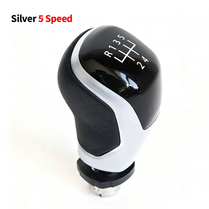 12mm 5 6 Speed Car Shift Gear Knob Lever For Audi A4 B6 B7 B8 A6 A3 VW Golf Polo Bora Passat Ibiza 6J Seat Leon Mk1 Skoda