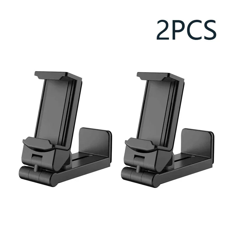 Airplane Phone Holder Portable Foldable Desktop Mobile Phone Stand Rotatable Selfie Holding Live Train Seat Clip Lazy Bracket