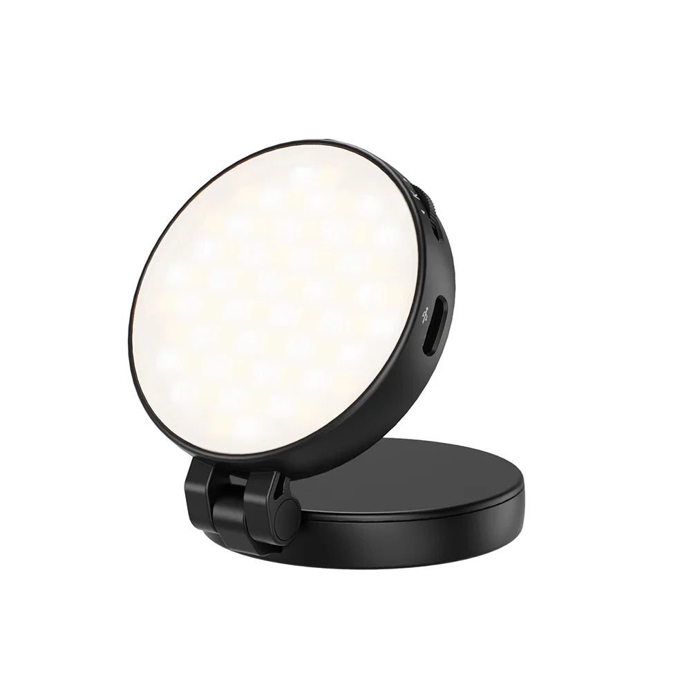 2 in 1 Folding Magnetic Phone Selfie Light with Mirror for Magsafe IPhone Fill Light Led Ring Flash Video Photography Accesorios