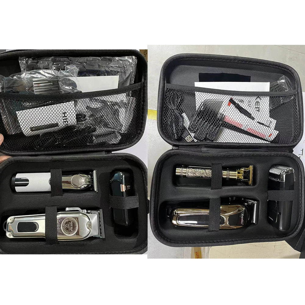 Portable Case Compatible with Hair Clipper Barber Trimmer Travel Storage Organizer for Beard Trimmer for Men Other Grooming Kit