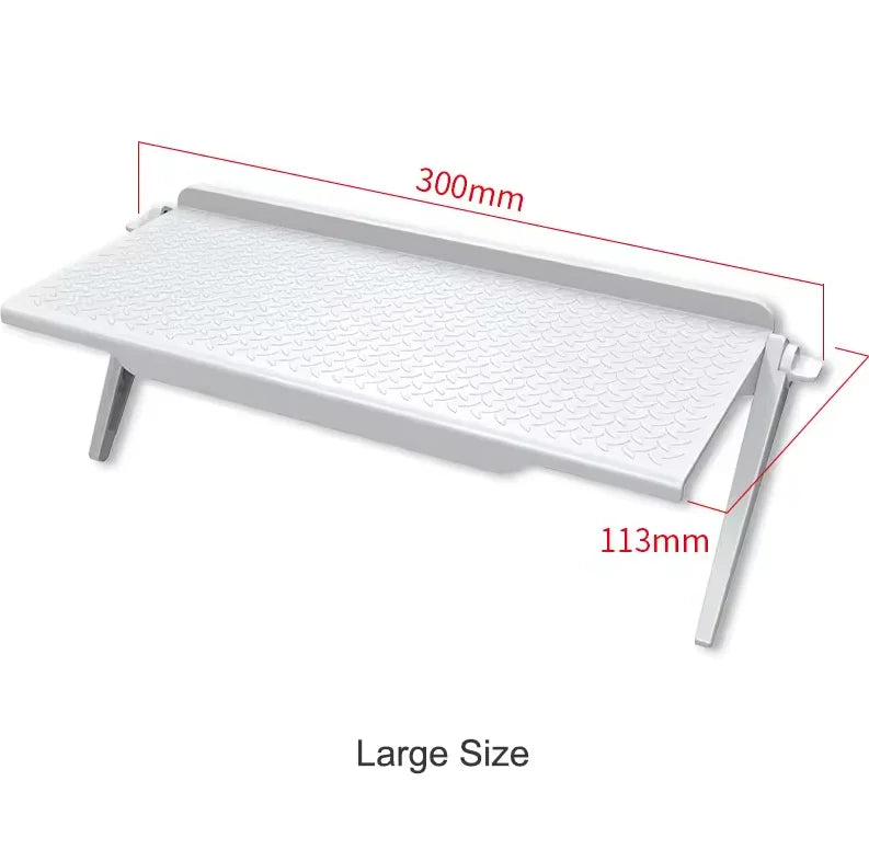 Adjustable TV Screen Top Shelf Display Shelf Computer Monitor Riser Desktop Stand TV Rack TV Top Monitors Simple Bracket