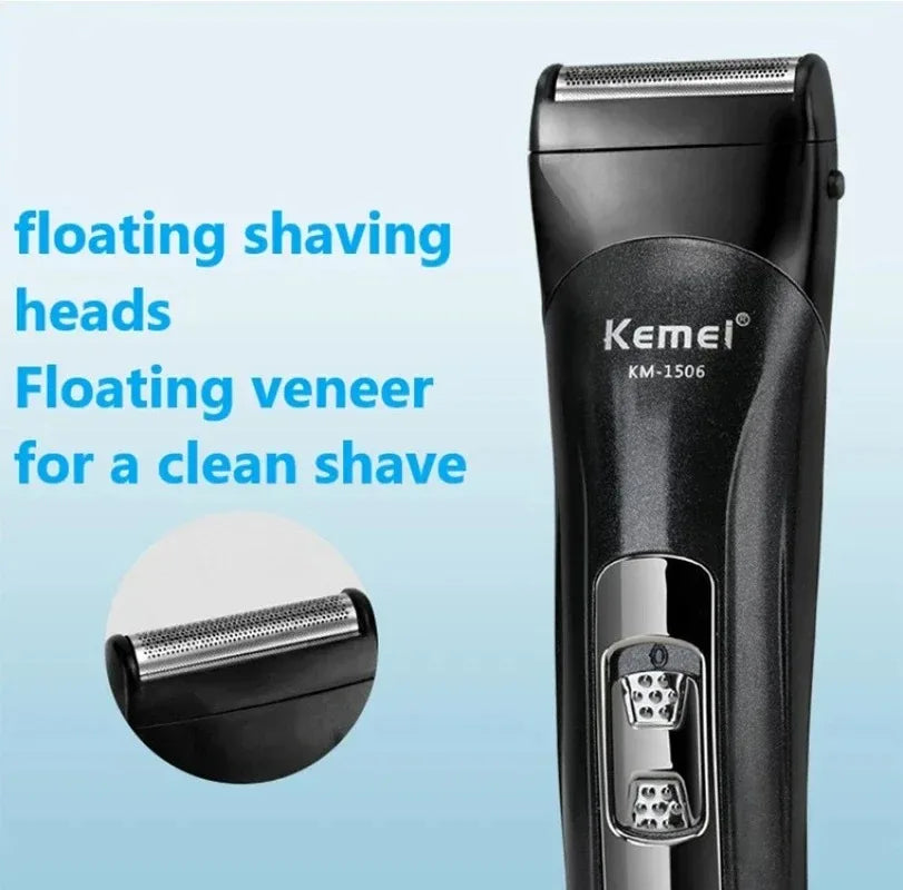 Kemei Electric Rechargeable Nose Professional Shaving Machine KM-1506 3 in 1 Electric Shaver USB Charging Hair trimmer