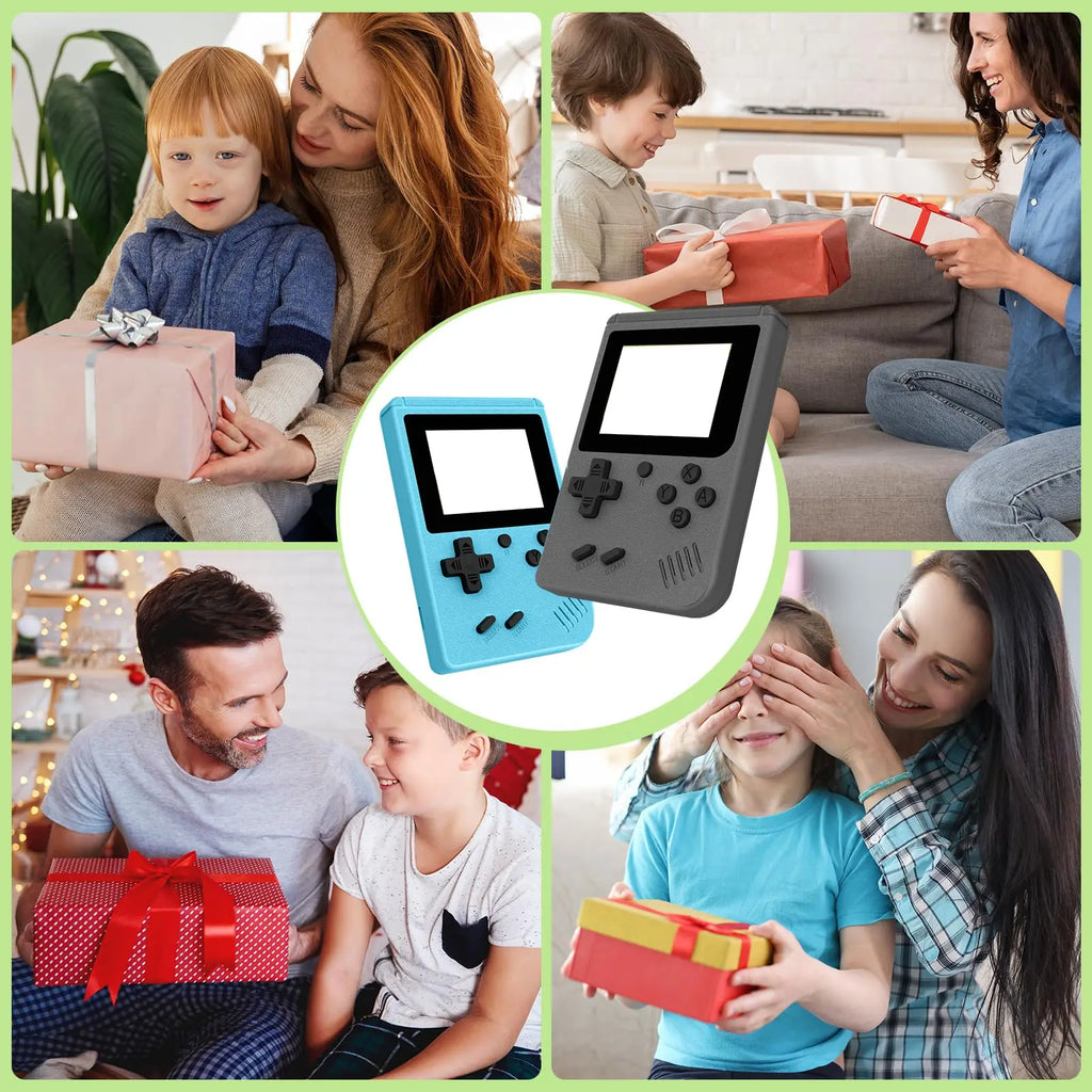 MINI Retro Handheld Game Console 3.0-inch LCD Screen Handheld Game 8 Bit 400 in 1 Retro Classcial Game for Child Gift