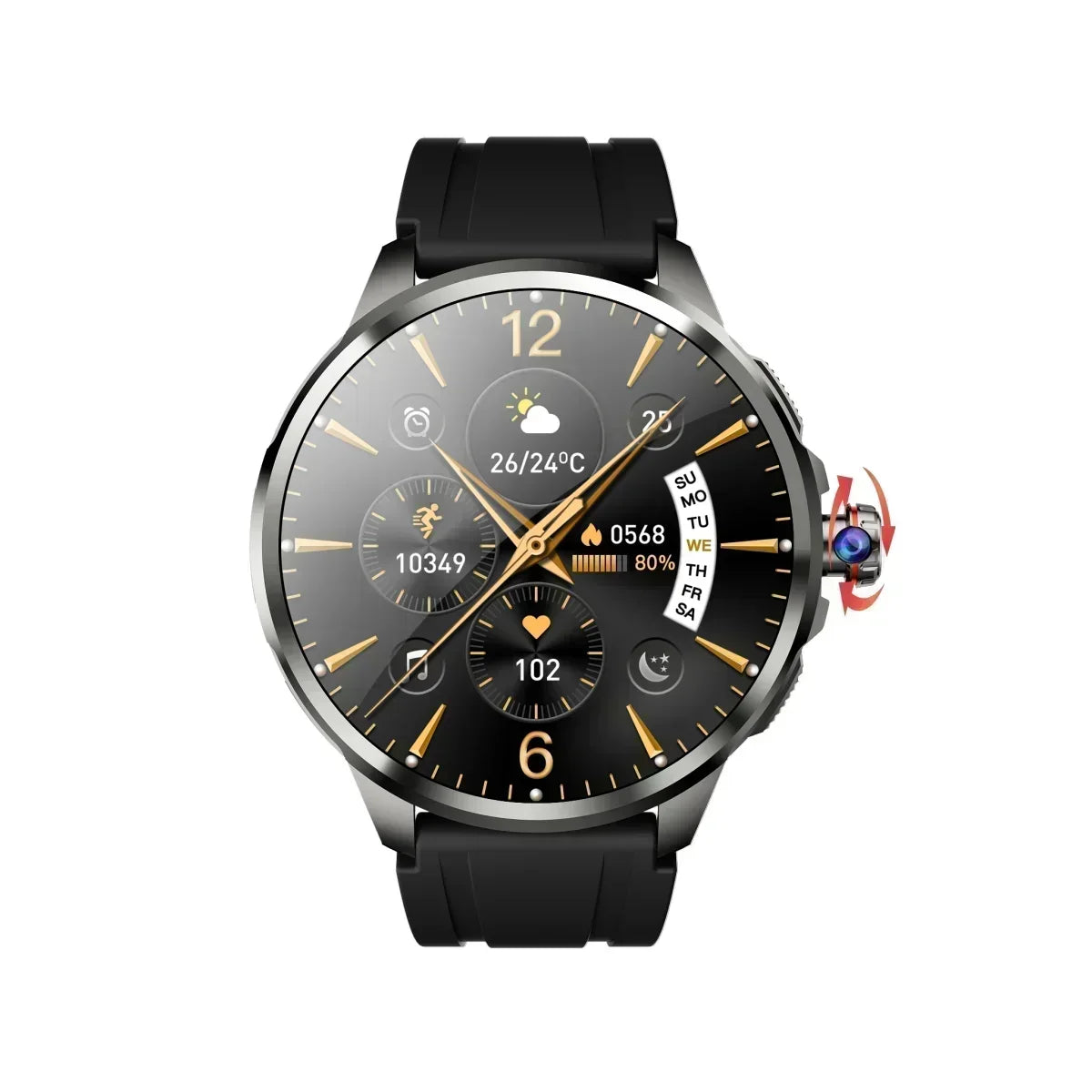 5G Full Network Smart Watch H99 Smartwatch 1.95" HD AMOLED Screen GPS track Heart Rate Bluetooth Call Compass Smartwatch for Men