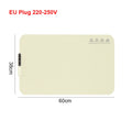 Electric Warming Tray Foldable Silicone Warming Mat Fast Heating Keep Food Hot Constant Mat Food Warming Tray 6 Temp Setting
