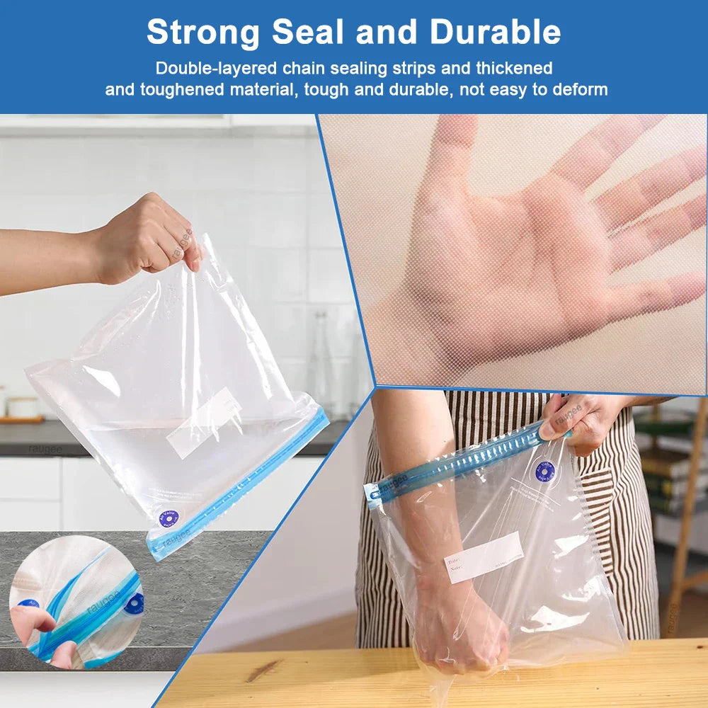Food Vacuum Bags Reusable Vacuum Storage Sealed Bag for Kitchen Food Vacuum Sealer to Food Fresh Long Keeping Vacuum Packed Bags