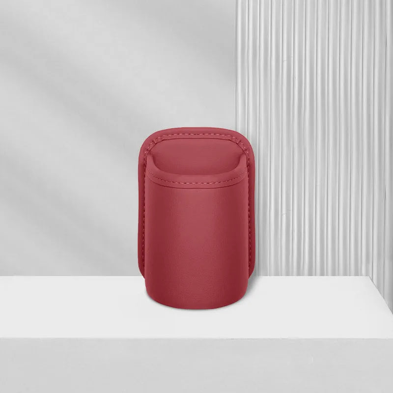 Kcimo PU Leather Car Door Cup Holder Box Back Clip Design Drink Rack Storage Bin Universal Car Seat Back Water Cup Box Organizer