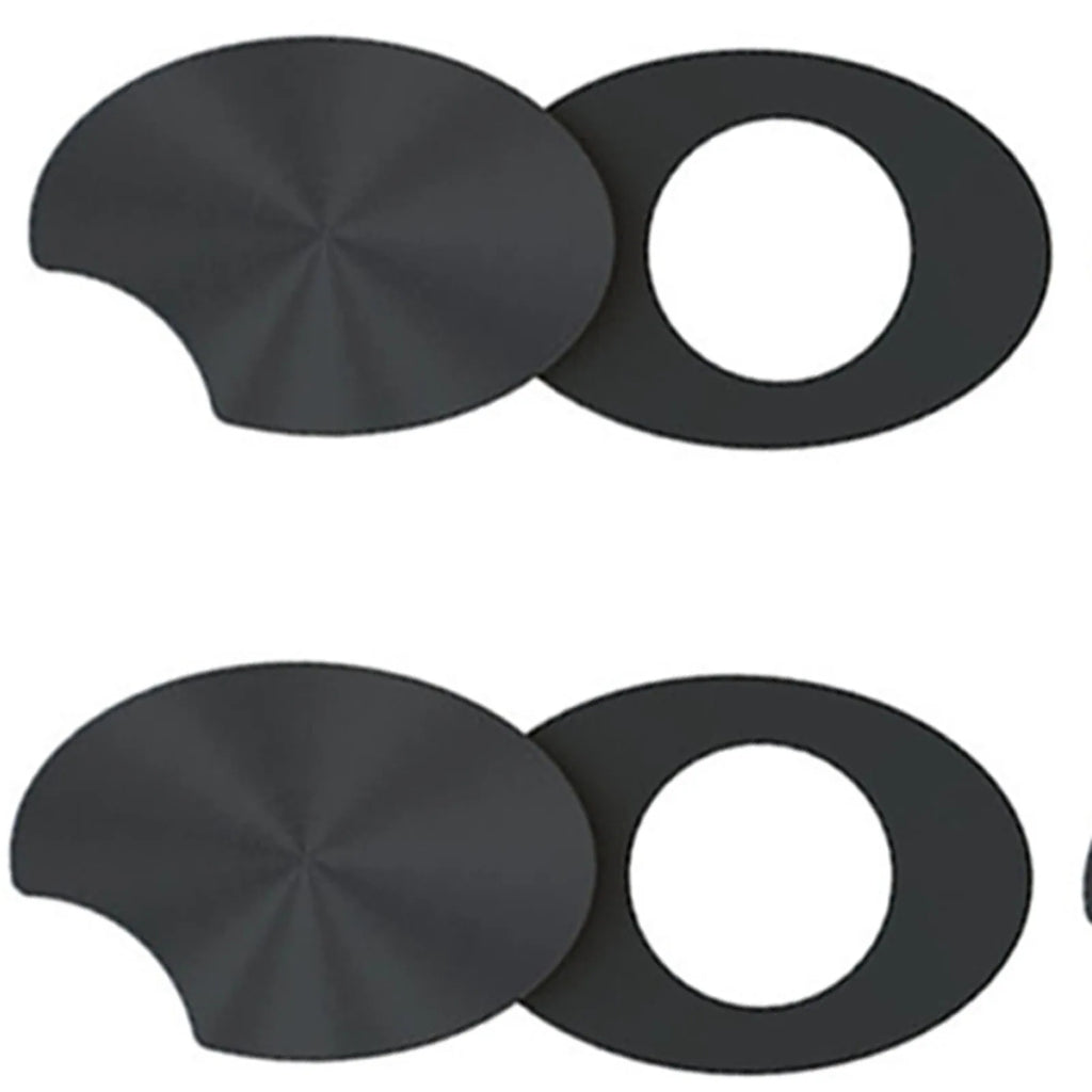 Smart Glasses LED Light Blocking Stickers Fit for Meta Sliding Reusable Adhesive Eyeglass Camera Cover Black