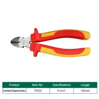 1000V high-voltage multi-purpose insulated electrician 8-inch 6-inch pliers steel wire pliers pointed pliers diagonal pliers