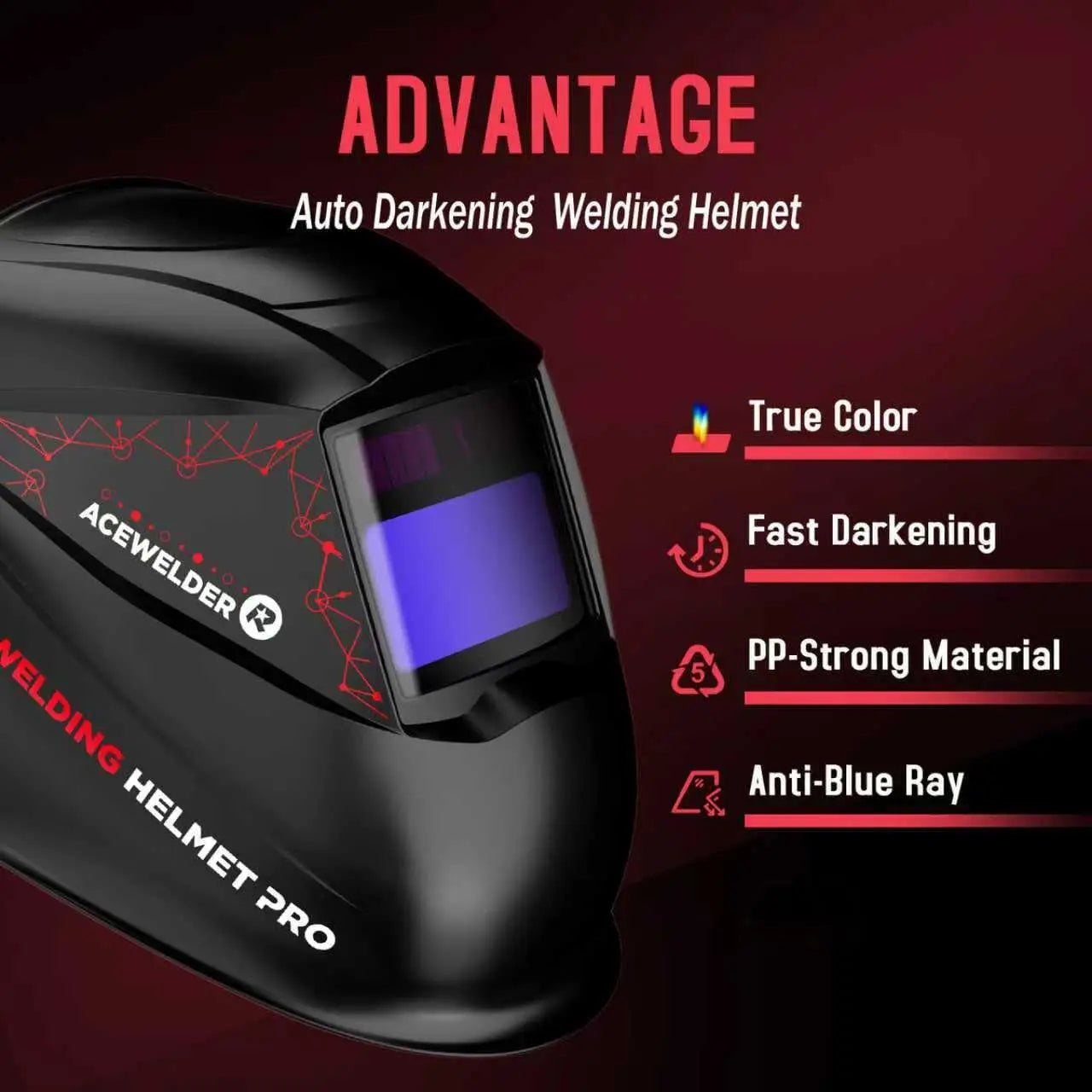 140A Portable Welder, 3-in-1 MIG/LIFT TIG/Stick Machine with Synergic Control and LED Display