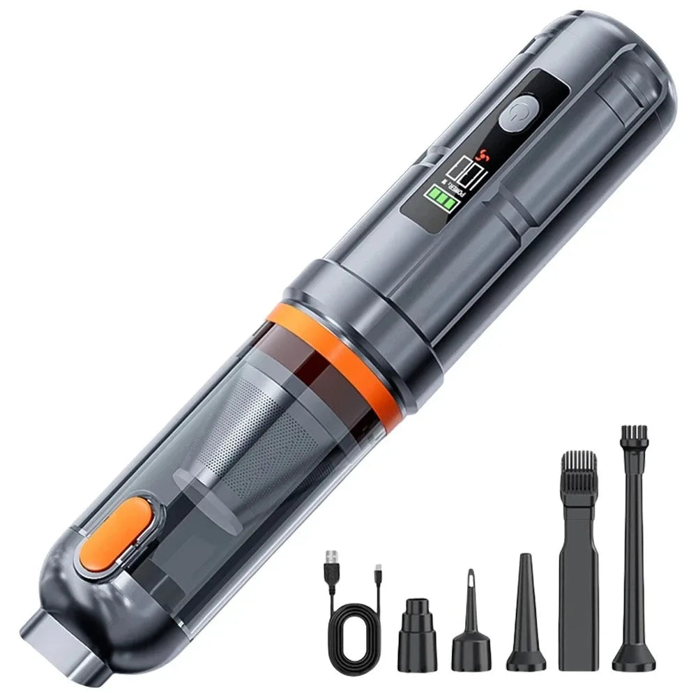 17000PA Car Vacuum Cleaner with Brushless Motor Handheld Vacuum Portable Cordless Compressed Air Duster for Car Home Office Pet