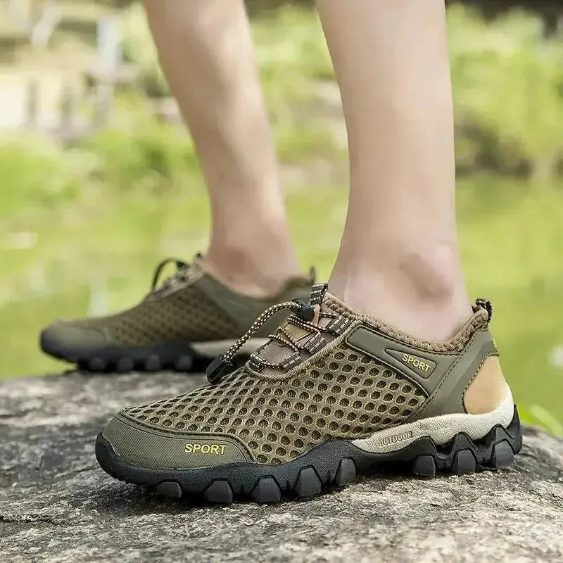 Breathable Sneakers Men Shoes Fashion Shoes For Men Climbing Hiking Shoes Men Outdoor Beach Wading