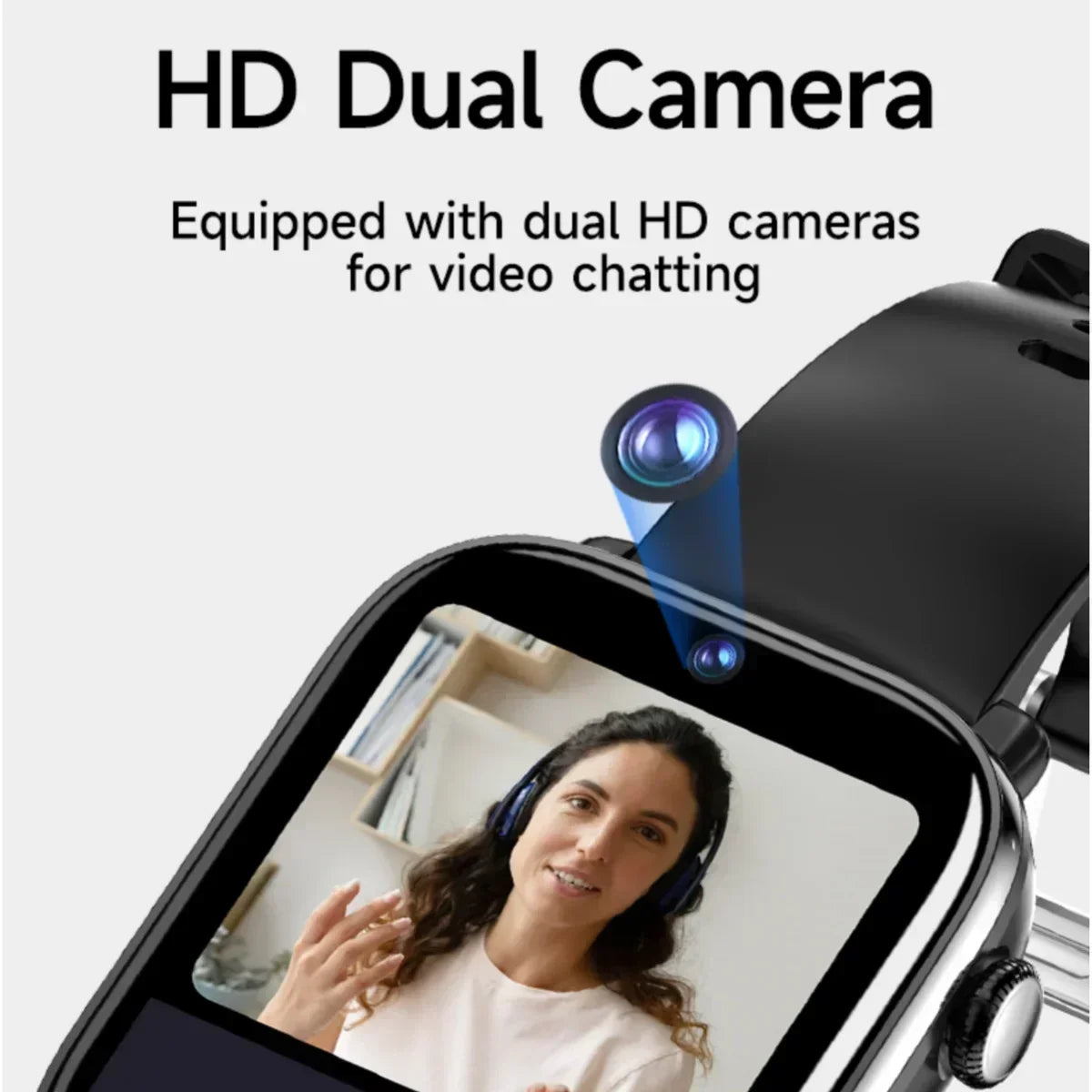 New 4G 5G smartwatch I1 Wifi GPS 1.99 inch HD screen HD dual camera SIM card APP download Sport Android Men Women Smartwatch