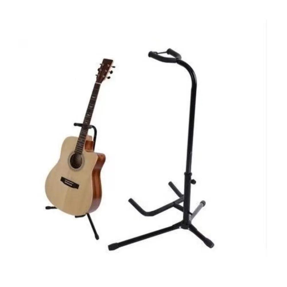 Folding Adjustable Instrument Stand Guitar Rack Instrument Display Stand Bass, Acoustic, Classical, and Electric Guitar Support