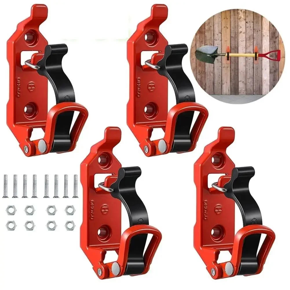 2/4PCS Shovel Holder Car Luggage Rack Holder Tool Quick Release Clamp Shovel Ax Wall Mount Bracket for Car Trailer RV Boat