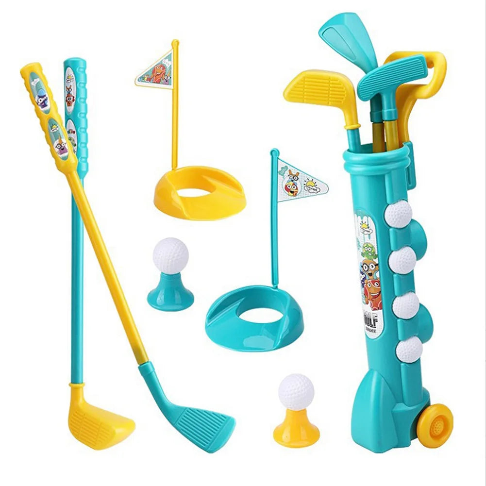 Kids Clubs Set Parent Children Educational Activities Outdoor Sports Game Toy Game Outdoor Sports Golf Clubs Kids Birthday Gifts