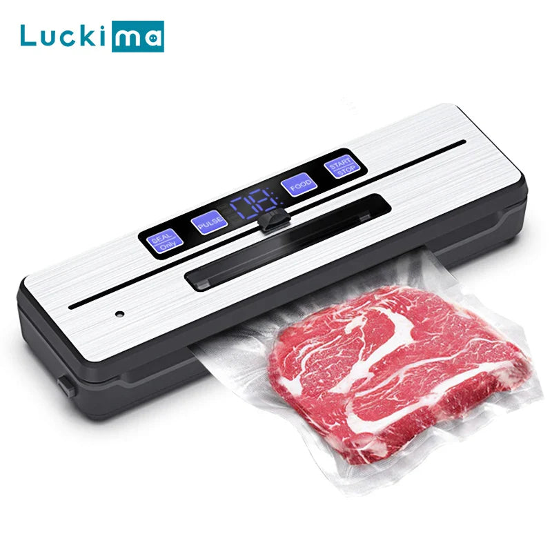 Home Vacuum Sealer Machine with Dual Pump & Dual Seal Built-in Bag Cutter Automatic Food Sealer with External Vacuum System